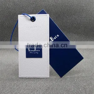White & Blue Simple Hangtags With String thumbnail-1