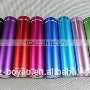 2016 Factory Price Cylinder Shape Power Bank,portable Power Bank With LED Light thumbnail-5