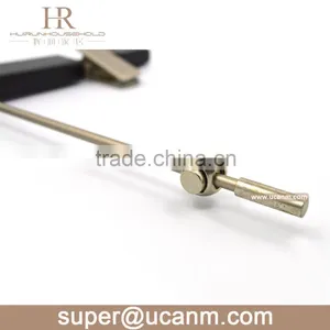 HRW-U36GB Luxury Lotus Wood Skirt Hanger With Long Hook thumbnail-2