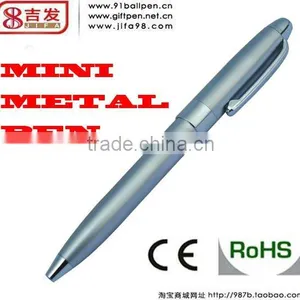 2014 Hot Sale High Quality Mini Metal Ballpoint Pen With Free Logo thumbnail-1