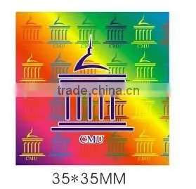 Cheap Custom Design 3D Hologram Hot Stamping Sticker thumbnail-1