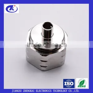 4.3-10 Male Rigtht Angle Clamp Connector for RG141 Cable thumbnail-4