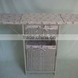 K/D Wooden Ironing Board With Plastics Drawer thumbnail-1