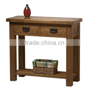 Contemporary Antique Solid Wood Oak Sideboard With Drawers thumbnail-2