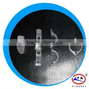 Plastic Pipe Clip in Transparent thumbnail-1