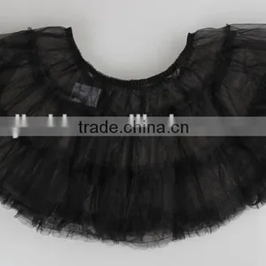 Two Layers Adult Women Black Tutu Skirt thumbnail-2