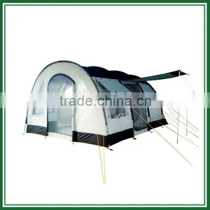 Double Layer 4 Person Family Camping Tunnel Tent thumbnail-2