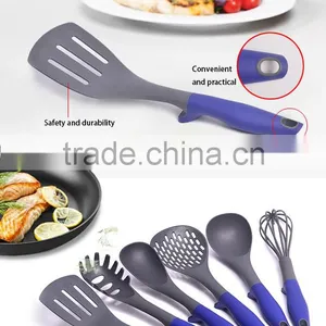 New 6-Piece Nylon Kitchen Utensil Sets With Revolved Holder Nylon Cooking Tools thumbnail-2