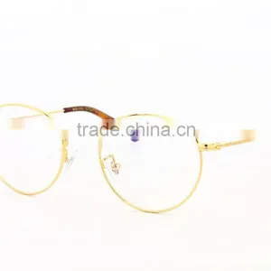 GB103 Simple Vintage Style Round Golden Metal Frame Reading Glasses thumbnail-3