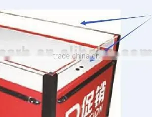 RH-PT042 Height 850mm 12mm Thickness Acrylic Fencing Covers Supermarket Promotional Table thumbnail-3