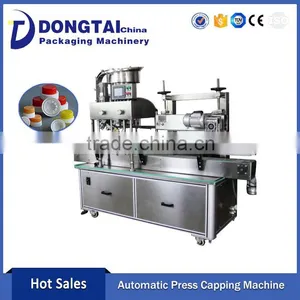 Various Bottles Plastic Caps Press Capping Machine thumbnail-1