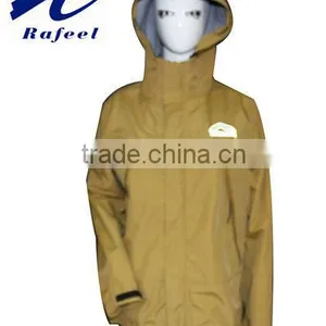 Yellow Printing Ski Jackets With Hood thumbnail-1