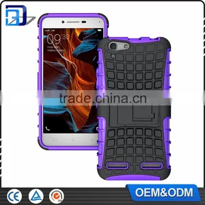 Wholesale Cheap Goods Combo Kickstand Tire Pattern Armor Back Cover Case For Lemon 3 Tirepattern Cases For Lenovo Lemon 3 Newest thumbnail-3
