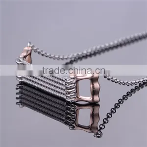 925 Sterling Silver Sport Stretch Fancy Necklace Design Jewelry XLY020 thumbnail-6