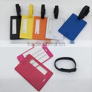 Hot Sale Candy Color Hotel Fashion Custom Luggage Tag/custom Hotel Key Tags/custom Leather Luggage Tags thumbnail-1