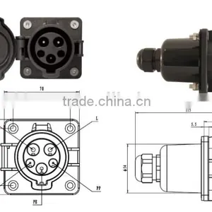 us Standard Plug Sae J1772 Electric Car Charging Socket/KHONS thumbnail-1
