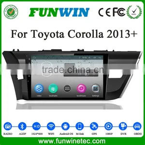 Funwin Android 4.4.2 Car Multimedia System Double Din Car Dvd Player For Toyota Corolla Verso With Radio CD Player thumbnail-1