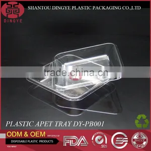 Disposable Products Plastic PET Blister Food Packaging Trays DY-PB001 Transparent thumbnail-1