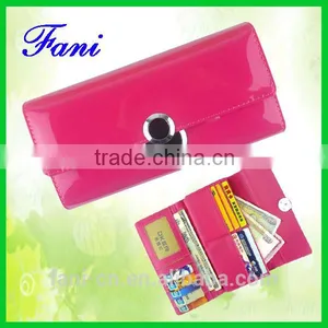 2015 New Arrival PU Wallet With Card Holder and Magnet Design for Young Girls thumbnail-1