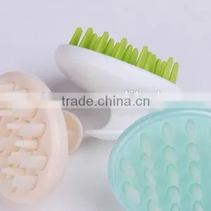 New Style Hot Selling Customized Soft Scalp Head Massage Cleaning Brush thumbnail-4