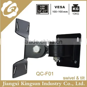 Up to 27'' Inch Plasma Tilting Tv Wall Mounts Holder Hold up to 10kg LCD LED Tv thumbnail-2