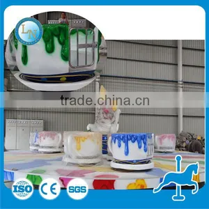 Lino Supplier Carnival Used Amusement Park Equipment Games! Fiberglass Rotating Tea Cup Coffee Cup Rides for Sale thumbnail-3
