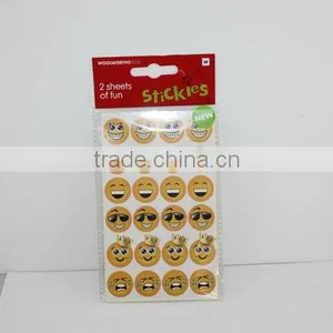 Colorful Funny Face Sticker Set thumbnail-1