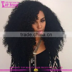 Great Reputation Natural Colour 180% Density Brazilian Thick Human Hair Side Part Lace Front Wig thumbnail-1