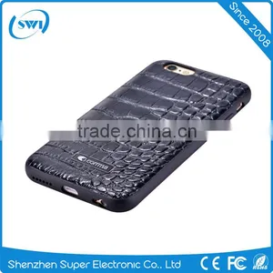 High Quality Croco Cowhide Leather TPU Case Cover For Iphone 6 6S 6 Plus 6S Plus thumbnail-6