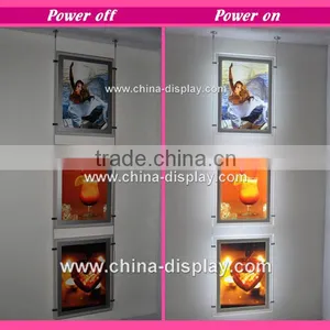 High Quality Advertising Product Acrylic Sign Board Crystal Led Menu Light Box thumbnail-3