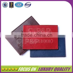 Different Color Real Leather Ebossed Patch for Jeans thumbnail-2