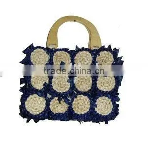 Straw Bag,seagrass Bag,beach Straw Bag thumbnail-1