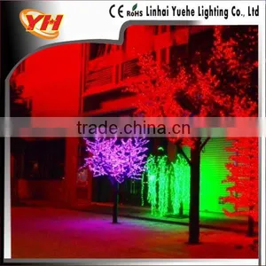 Nwe 2014 Artificial Cherry Blossom Garden Decoration Plastic Trees Artificial Flower Cherry Blossom Outdoor Plant thumbnail-1