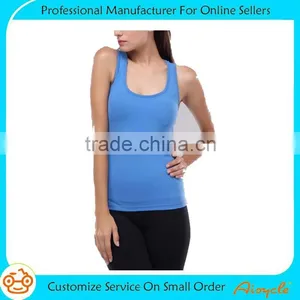 Wholesale Custom Sexy Tight Blank Gym Tank Top for Women thumbnail-1