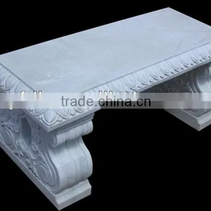 Natural Marble Top Dining Table thumbnail-1