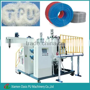 TPU Elastomer Pouring Machine for Making Sandwich Tube/pipe/wire Cable thumbnail-1