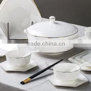 56pcs Bone China Dinner Set/dinnerware Sets/dinner Plate thumbnail-3