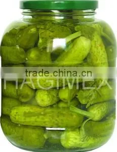 Vietnam Fresh Canned Food - Pickled Cucumbers, Baby Cucumbers in Brine in Glass Jar thumbnail-4