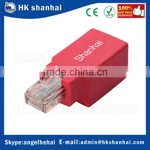 High Speed Network Male to Female Ethernet Rj45 Connector Low Price Cat 5e Cat 6 Ethernet Crossover Adapter Extension Cable thumbnail-3