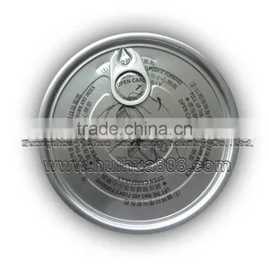Food Grade Ring Pull Can Lids 206# 58mm Aluminum Easy Open End thumbnail-2