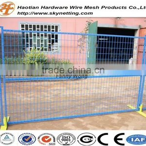 Pipe Frame Colorful Powder Coated Welded Wire Mesh Temporary Fence thumbnail-1