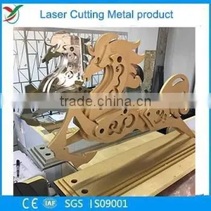 Laser Cutting Stainless Steel Horse With Yellow Color thumbnail-1