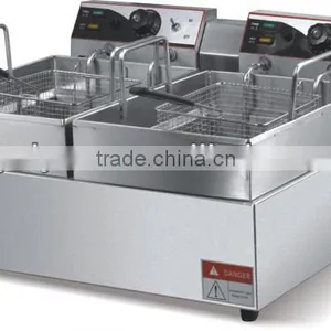Commercial Double Basket Electric Deep Fryer thumbnail-1