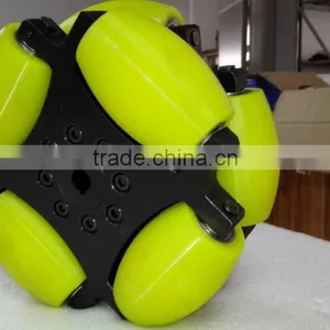 254mm Heavy Duty Industrial Omni Directional Wheel With Pu Roller (professional Custom,payload:500KG/pcs ) thumbnail-2