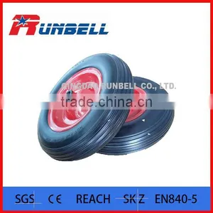 14" PU Foam Rubber Wheels for Wheelbarrows 3.50-8 thumbnail-1