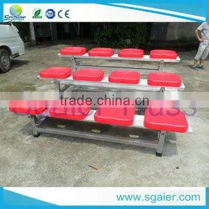 Theater Bleacher Plastic Seating System With Wheels thumbnail-5