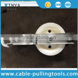 Nylon Sheave Stringing Pulley Block With 10KN Load Capacity for 95-120mm2 Conductor thumbnail-1