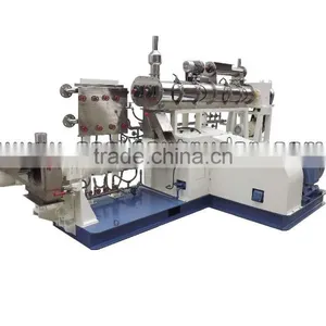 Jinan Eagle DP118 Dry Kibble Pet Dog Food and Fish Food Pellet Wet Twin Screw Extruder Making Production Line Machine thumbnail-1