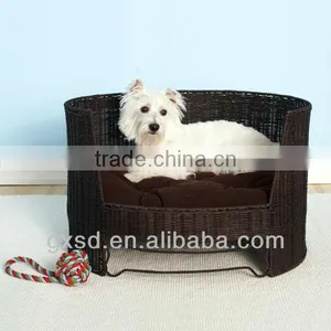 S&D Handmade Lovely Rattan Pet Bed thumbnail-3