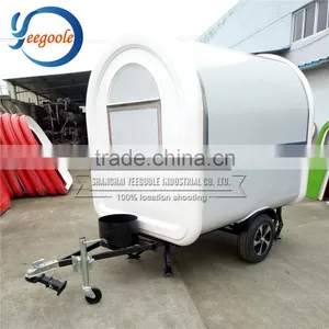 Yeegoole Thai Model Ice Cream Trailer / Food Carts Vendors / Stainless Steel Trailer CE thumbnail-1